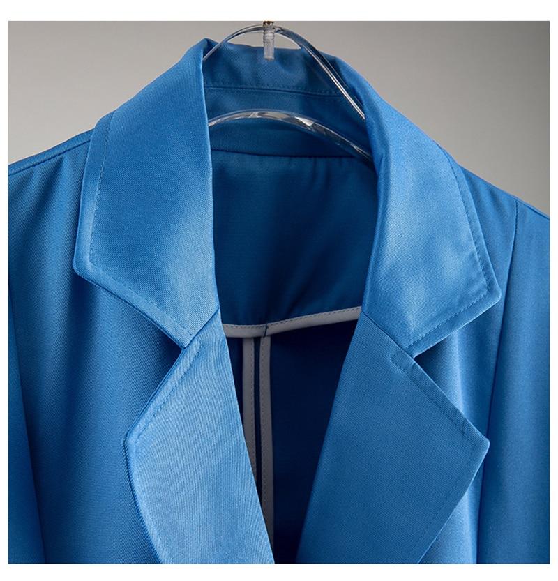 Primetime Looks-Backless Loose Fit Blazer in Colors