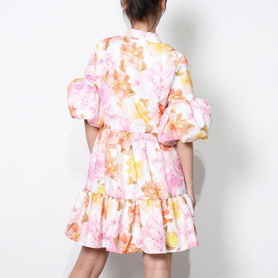 BEA Floral Print Mini Dress in colors
