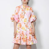 BEA Floral Print Mini Dress in colors