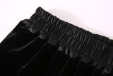 Primetime Looks-Beaded velvet evening shorts set