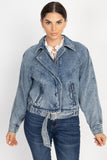 Belted Denim Jacket