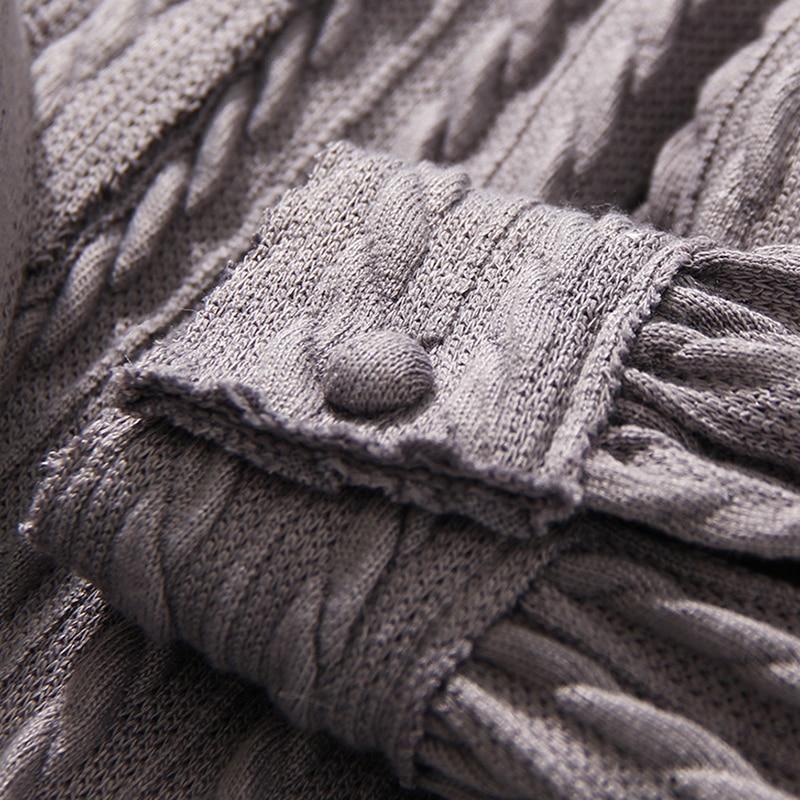 Belted Knit Blouse in colors