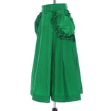 Belted Pockets With Sashes Ruched Skirt