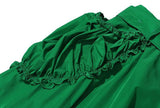 Belted Pockets With Sashes Ruched Skirt
