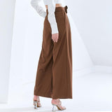 Belted Wide Leg Pants in colors