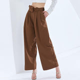 Belted Wide Leg Pants in colors