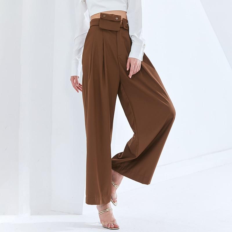 Belted Wide Leg Pants in colors