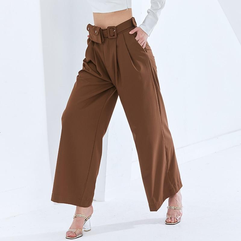 Belted Wide Leg Pants in colors
