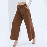 Belted Wide Leg Pants in colors