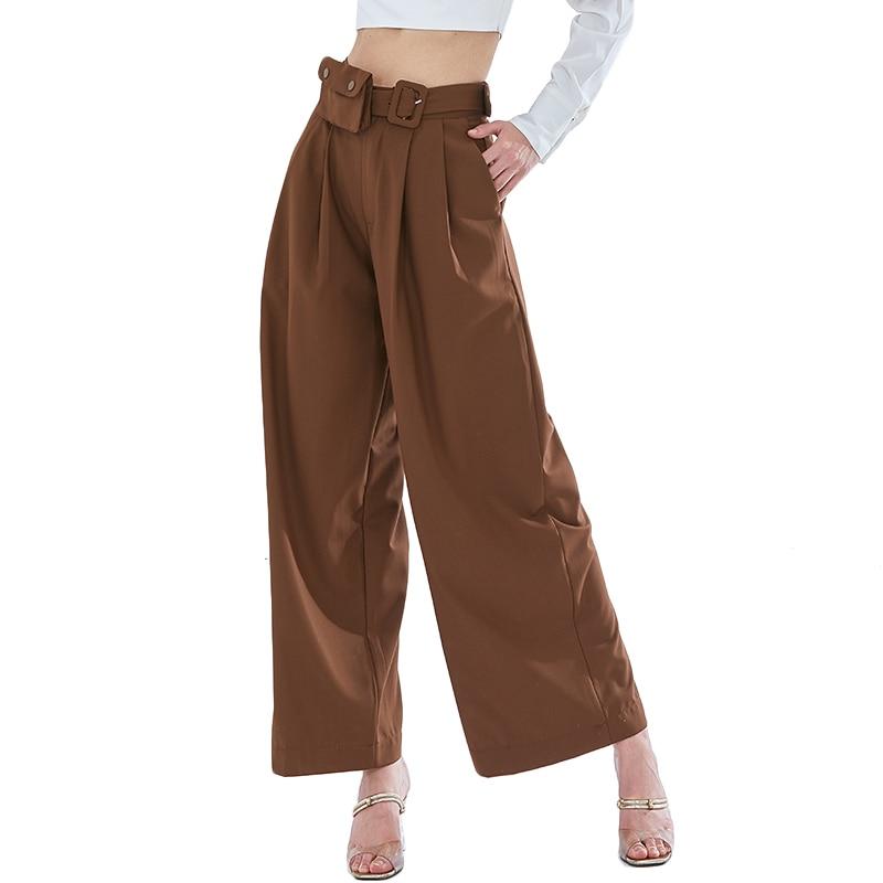 Belted Wide Leg Pants in colors