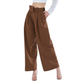 Belted Wide Leg Pants in colors