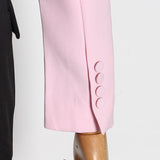 Primetime Looks-Black and pink elegant blazer