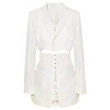 Primetime Looks-Blazer transformer in white
