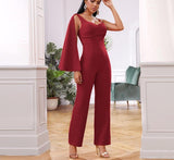 Primetime Looks-Bodycon Orange Casual Bodysuit Jumpsuit Romper