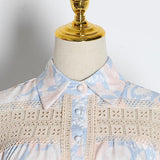 Primetime Looks-Boho tasseled floral skirt set