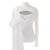 Bow Knit Top in colors