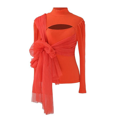 Bow Knit Top in colors