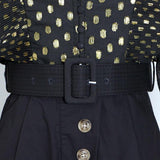 Primetime Looks-Butterfly-sleeve polka dot cruise playsuit