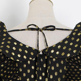 Primetime Looks-Butterfly-sleeve polka dot cruise playsuit