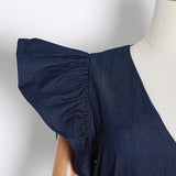 Primetime Looks-Butterfly V-Neck summer playsuit