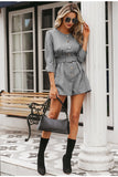 Primetime Looks-Buttoned up belted romper