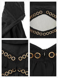 CARMEN ruffled halter gown