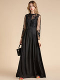 CASSANDRA maxi slit gown