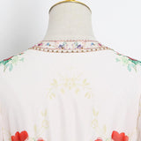 CASSEY floral V-Neck maxi dress