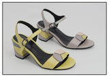Chic Block Mid-heel Ankle Strap Sandals
