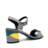 Chic Block Mid-heel Ankle Strap Sandals