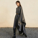 Classy Belted Cloak