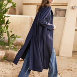 Classy Belted Long Coat