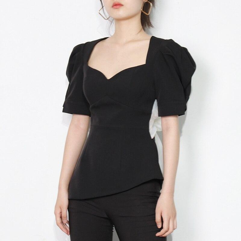 Classy Bow-tie back Blouse in colors