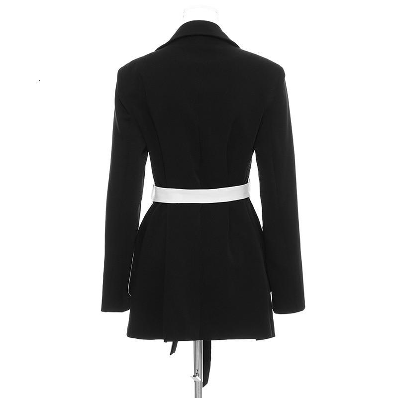 Primetime Looks-Color-block long blazer