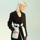 Primetime Looks-Color-block long blazer
