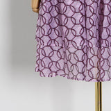 CORDELLA Ruffed puff Mini Dress