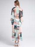 CORINNA printed bohemian dress