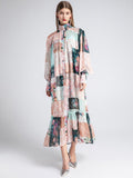 CORINNA printed bohemian dress