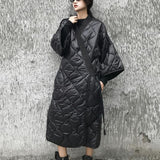 Primetime Looks-Cotton-padded Loose canvas coat