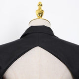 Primetime Looks-Crossover Crop Blazer