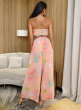 Primetime Looks-Cruise dream culotte pants set in pink