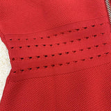 CYNTHIA Knit Mini Dress in black or red