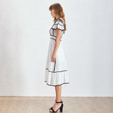 Daisie butterfly sleeved midi dress-Primetime Looks