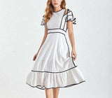 Daisie butterfly sleeved midi dress-Primetime Looks