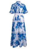 DANIA floral boho maxi dress