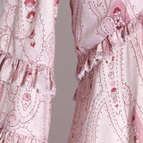 DAWN Asymmetrical Ruffled Lantern Dress