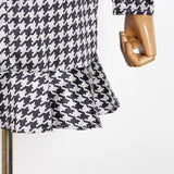 DEMI Houndstooth Mini Dress