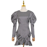 DEMI Houndstooth Mini Dress