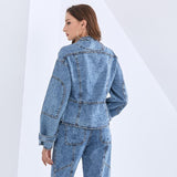 Denim jacket and pants set