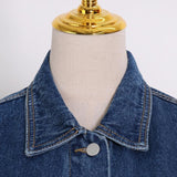 Denim Jacket with chain tassels in colors